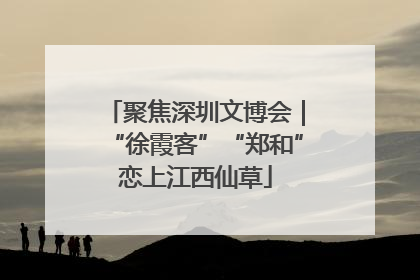 聚焦深圳文博会｜“徐霞客”“郑和”恋上江西仙草