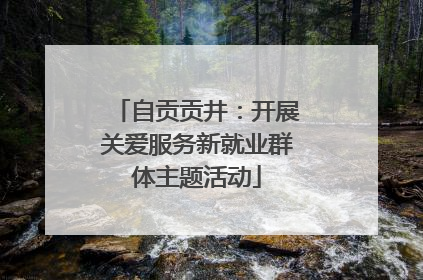 自贡贡井：开展关爱服务新就业群体主题活动