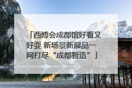 西博会成都馆好看又好耍 新场景新展品一网打尽“成都智造”