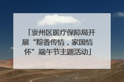襄州区医疗保障局开展“粽香传情，家国情怀”端午节主题活动
