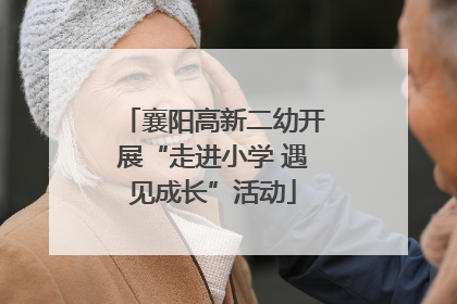襄阳高新二幼开展“走进小学 遇见成长”活动