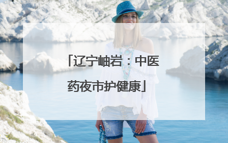 辽宁岫岩：中医药夜市护健康