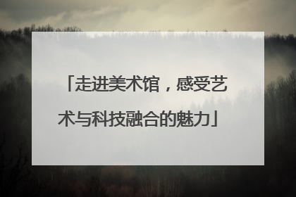 走进美术馆，感受艺术与科技融合的魅力