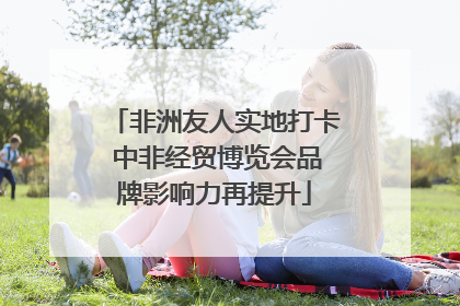 非洲友人实地打卡 中非经贸博览会品牌影响力再提升