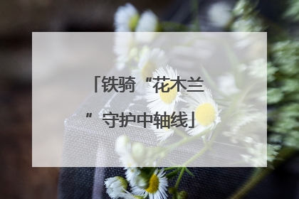 铁骑“花木兰”守护中轴线