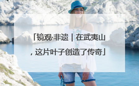 镜观·非遗｜在武夷山，这片叶子创造了传奇