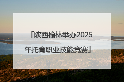陕西榆林举办2025年托育职业技能竞赛