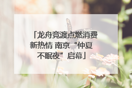 龙舟竞渡点燃消费新热情 南京“仲夏不眠夜”启幕