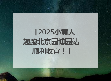 2025小黄人趣跑北京园博园站顺利收官！