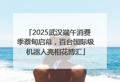 2025武汉端午消费季蔡甸启幕，百台国际级机器人亮相花博汇