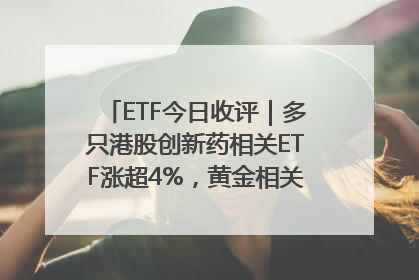 ETF今日收评｜多只港股创新药相关ETF涨超4%，黄金相关ETF跌逾1%